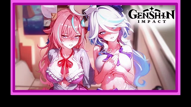 Genshin Impact – 穿着校服的瓦蕾莎和福瑞娜等待着你