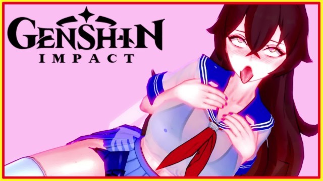 原神 – 琥珀穿着校服收到